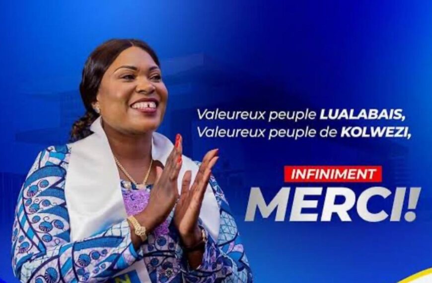 Lualaba : Fifi Masuka élue gouverneure