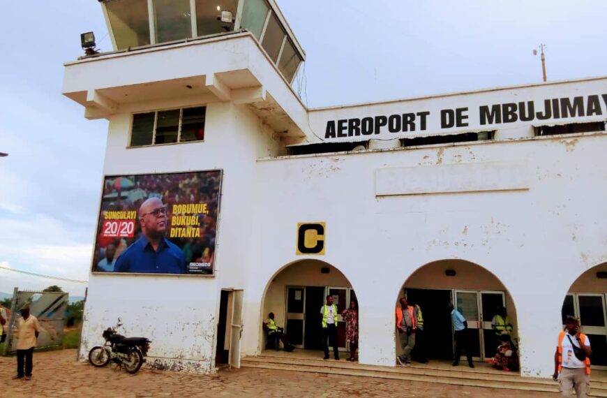 Fermeture temporaire de l’aéroport de Mbuji-Mayi : Travaux urgents pour rétablir le trafic…