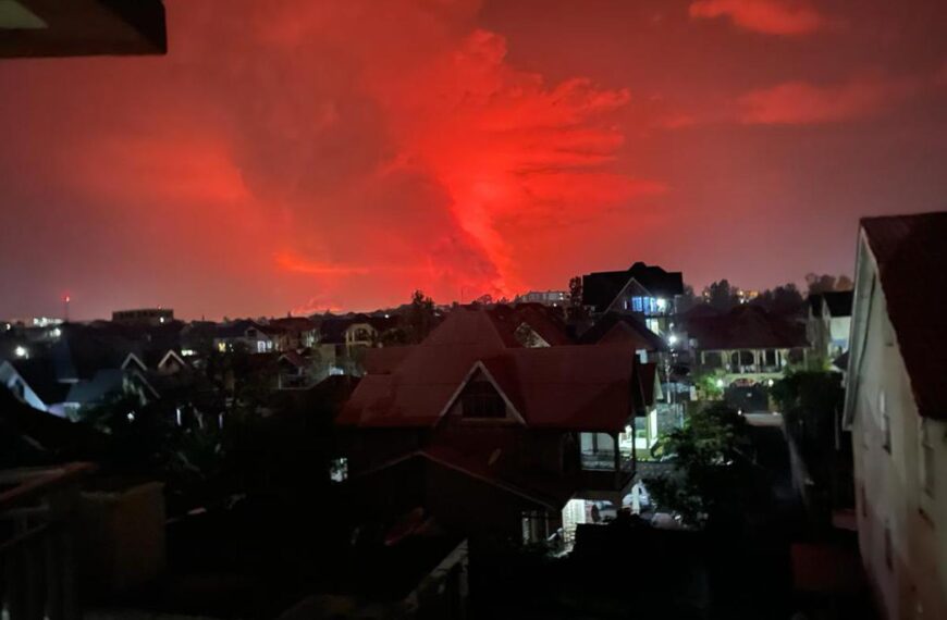 Alerte à Goma : Nouvelle activité du Volcan Nyiragongo.