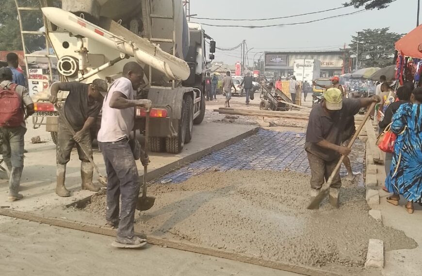 Voirie urbaine : Réhabilitation de la route Kapela à Kinshasa.