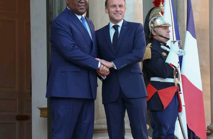 Rencontre au Sommet : Félix Tshisekedi et Emmanuel Macron Face à la Crise Sécuritaire en RDC.