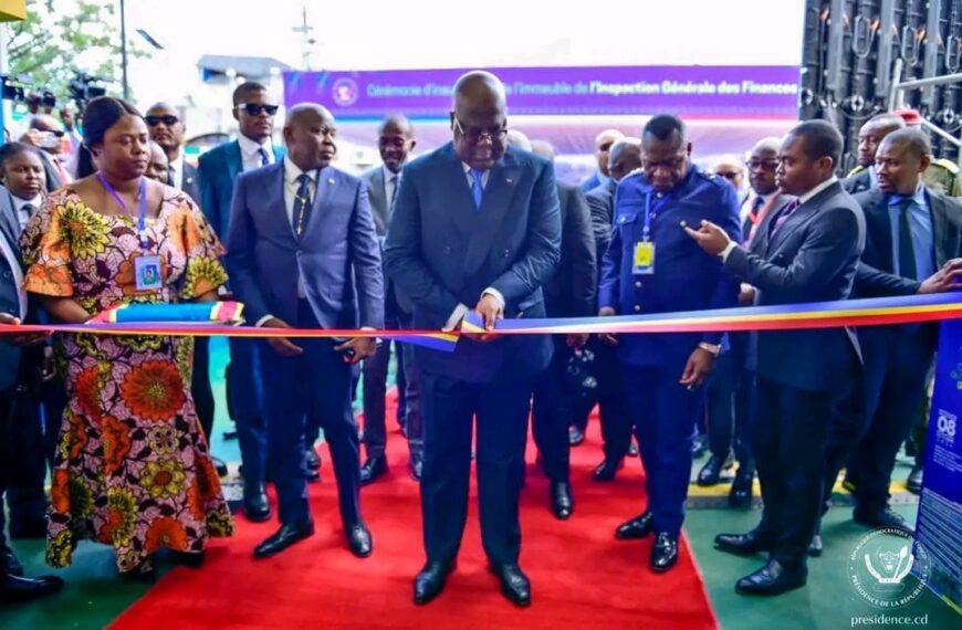 Félix Tshisekedi inaugure un bâtiment moderne pour l’IGF : un symbole de la lutte contre la corruption.