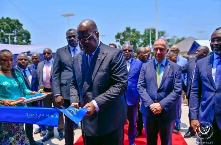 Le Président Félix Tshisekedi inaugure un pôle d’innovation majeur en RDC : Silikin Village.