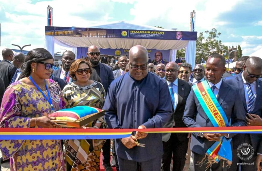 Le Président Félix Tshisekedi inaugure un joyau architecturale à Lubumbashi : nouveau siège de l’Assemblée Provinciale…